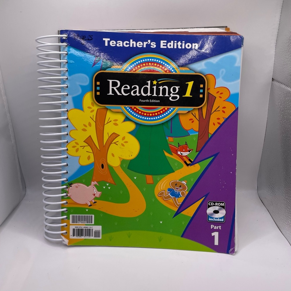 BJU Press Reading 1 Teacher's Edition with CD Fourth Edition Part 1